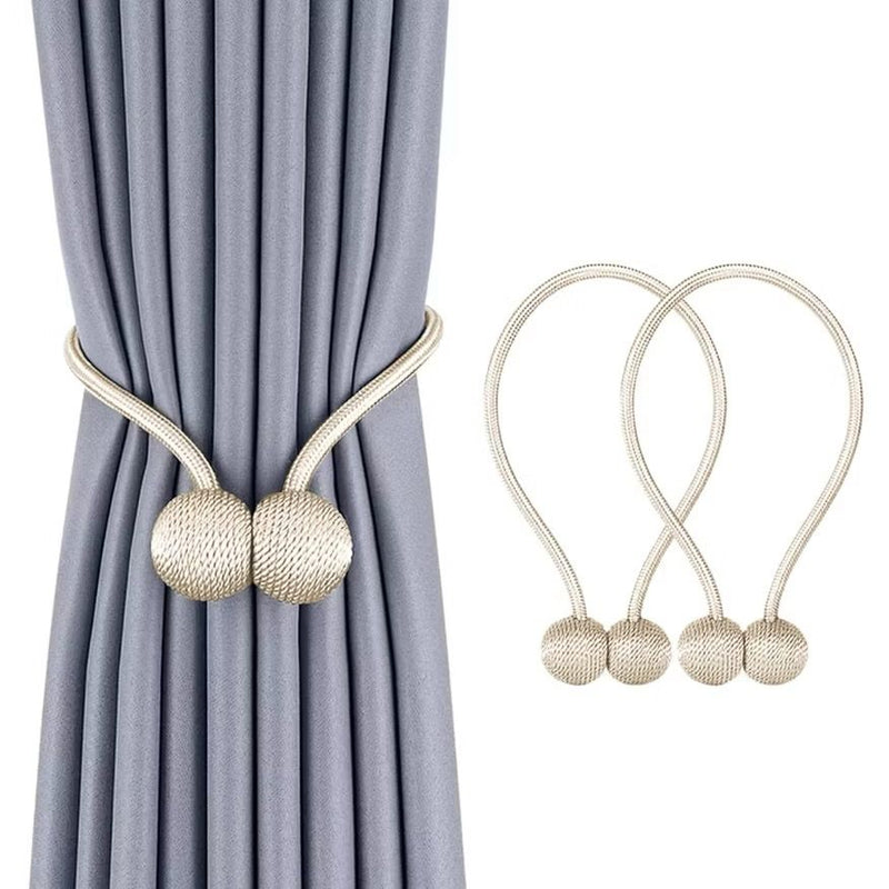 Kit 2 Enfeites De Cortina Prendedor
