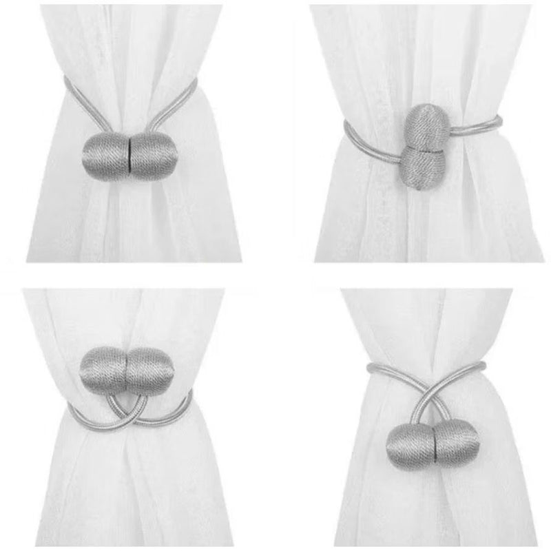 Kit 2 Enfeites De Cortina Prendedor