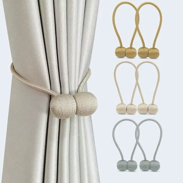 Kit 2 Enfeites De Cortina Prendedor