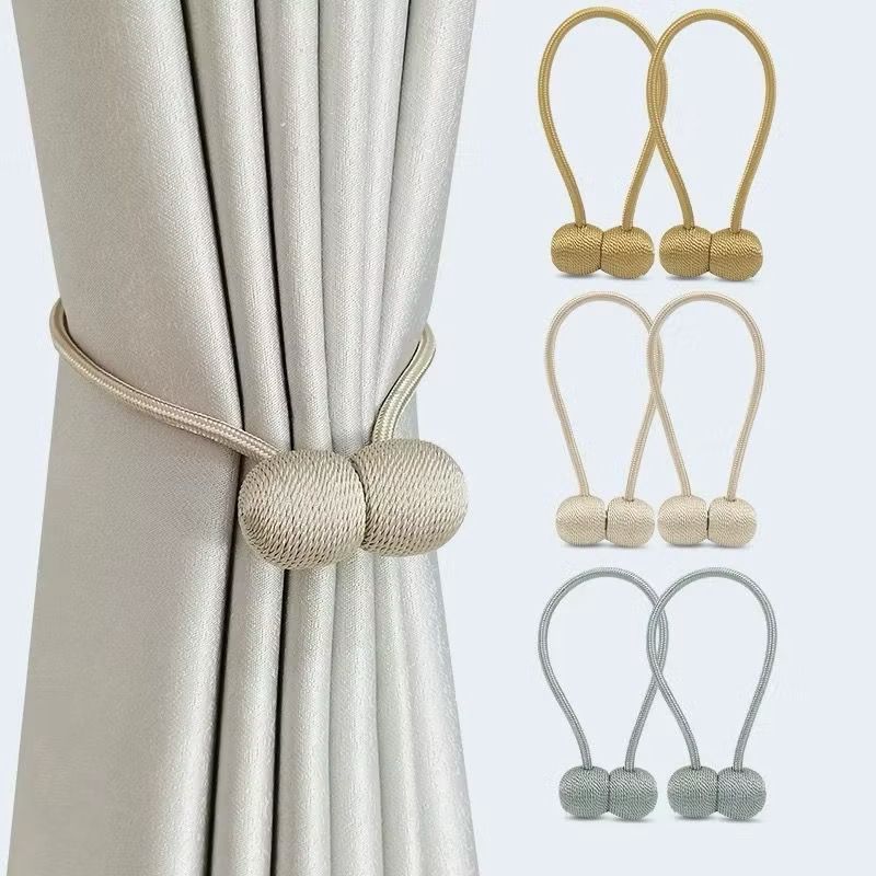 Kit 2 Enfeites De Cortina Prendedor