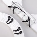 Kit 12 Suporte Trava Armação de Óculos Antiderrapante em Silicone - FRETE GRÁTIS!