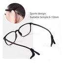 Kit 12 Suporte Trava Armação de Óculos Antiderrapante em Silicone - FRETE GRÁTIS!