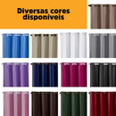 Cortina Blackout Para Quarto Sala Cozinha PVC Corta 100% Luz 2,80 Largura X 2,30 Altura Grande