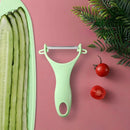 Kit Descascador Fatiador Inox Legumes Frutas Dupla Lâmina + FRETE GRÁTIS