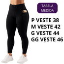 Calça Legging com Bolso lateral - FRETE GRÁTIS!