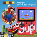 Mini Vídeo Game Clássico 400 Jogos Mini 2 Player vídeo game retro Com Controle
