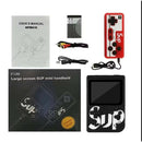 Mini Vídeo Game Clássico 400 Jogos Mini 2 Player vídeo game retro Com Controle