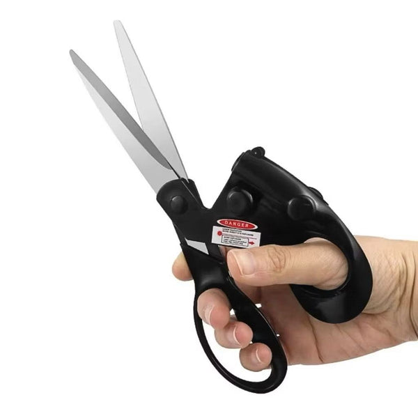 Tesoura com Mira Guia a Laser Para Cortes Precisos - FRETE GRÁTIS!