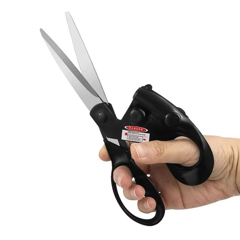 Tesoura com Mira Guia a Laser Para Cortes Precisos - FRETE GRÁTIS!