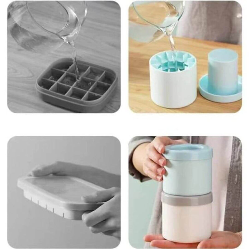 Forma de Silicone para Gelo - Sempre Acessível