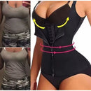 Cinta Modeladora Feminina com Zíper - Cintura Dupla de Compressão Ajustável para Redução Abdominal e Suporte com Alça