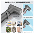 Chuveirinho Kit Banheiro Ducha Higiênica Com Registro Torneira Dupla em Aço Inox 304 Para Banheiro Lavabo Aço