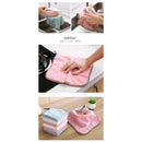 10 pcs Toalhas de Prato Macias Reutilizáveis Absorventes para Uso Doméstico com Limpeza de Velo de Coral