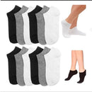 Kit 12 Pares de Meia Soquete Unissex Cano Curto Algodão Sempre Acessível