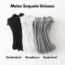 Kit 12 Pares de Meia Soquete Unissex Cano Curto Algodão Sempre Acessível