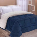 Coberdrom Cobertor Casal Queen 2,40m x 2,20m Sherpa Dupla Face