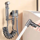 Chuveirinho Kit Banheiro Ducha Higiênica Com Registro Torneira Dupla em Aço Inox 304 Para Banheiro Lavabo Aço