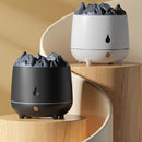 Umidificador de Ar Vulcão com Luz de Chama e Aromaterapia 400ml