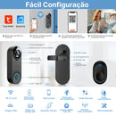 Campainha Inteligente Wi-Fi com Visão Noturna e Intercomunicador