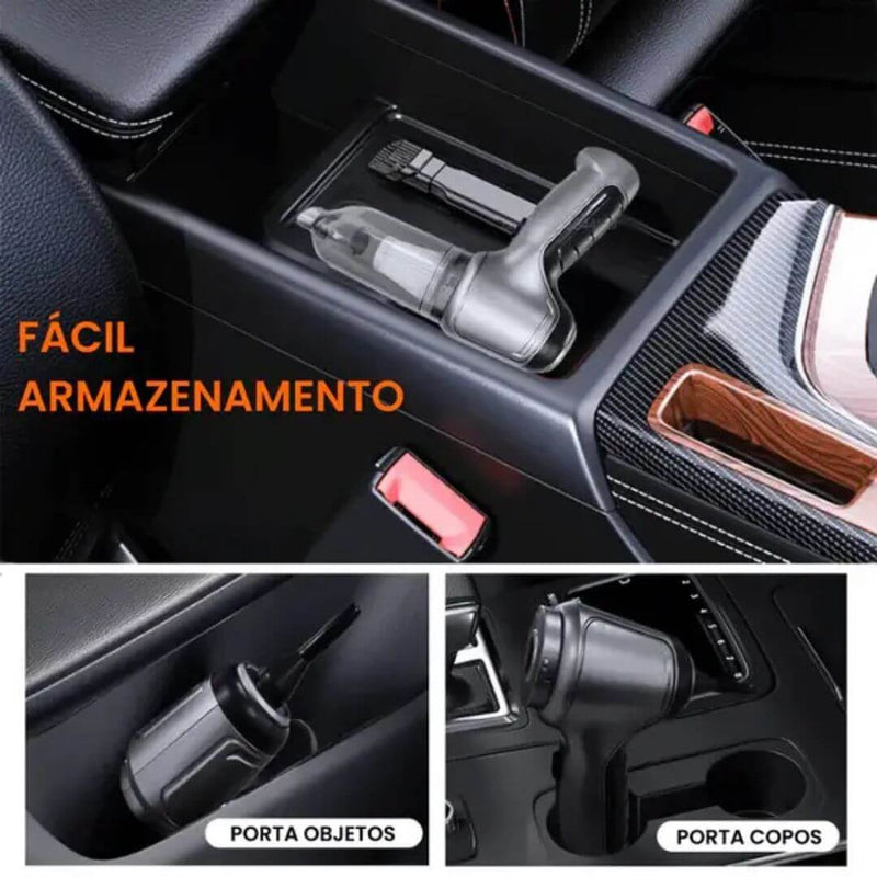 Kit Aspirador de Pó Portátil Jet Vac 500 Turbo -  5 em 1 Sempre Acessível - 57% OFF E FRETE GRÁTIS