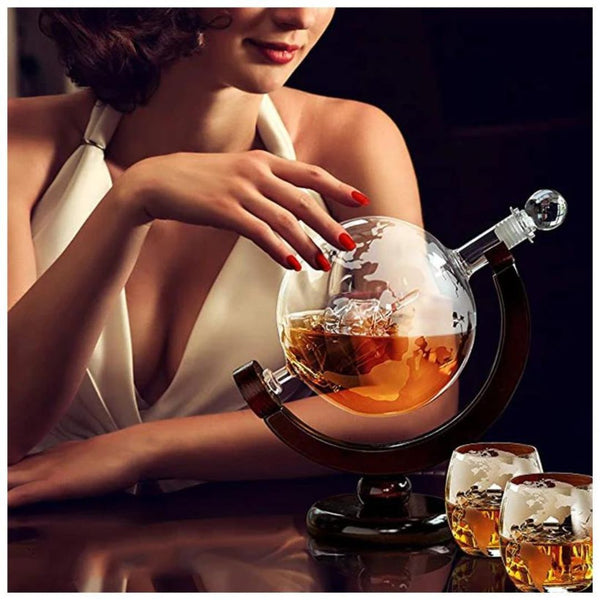 Decanter Vinho / Wiskey Globo Sempre Acessível