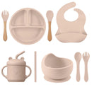 Kit Introdução Alimentar Silicone 9 Peças