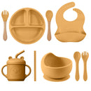 Kit Introdução Alimentar Silicone 9 Peças