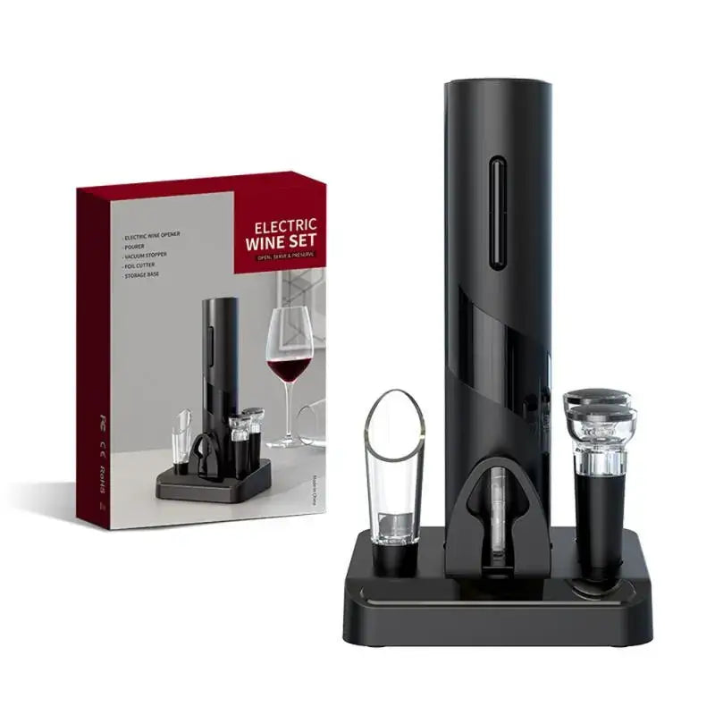 Abridor de Vinho Elétrico Sempre Acessível  + 3 Brindes Grátis