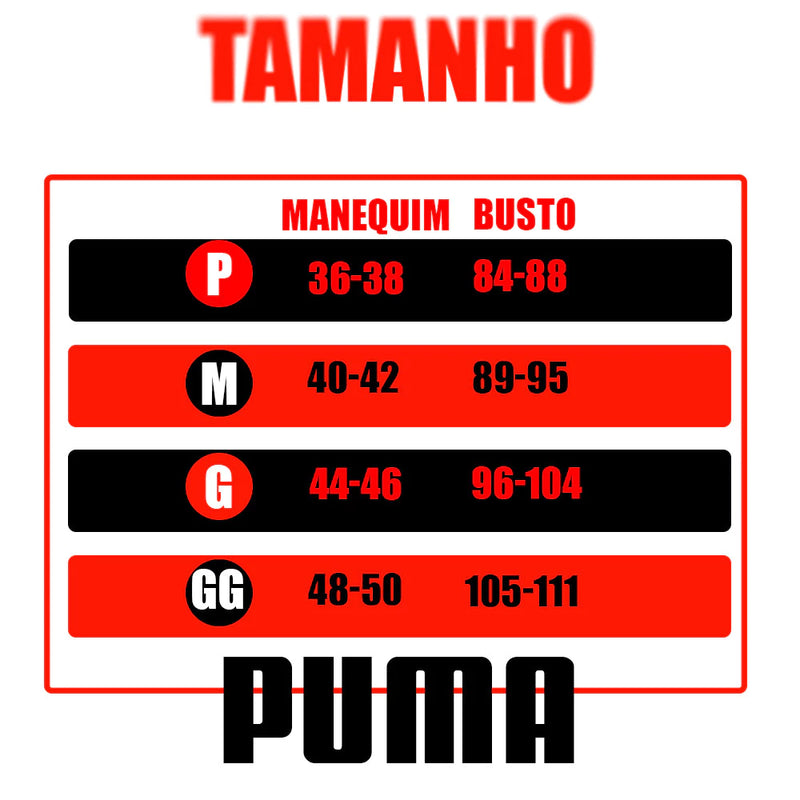 Top Puma Sem Costura E Sem Bojo Nadador Fitness Original