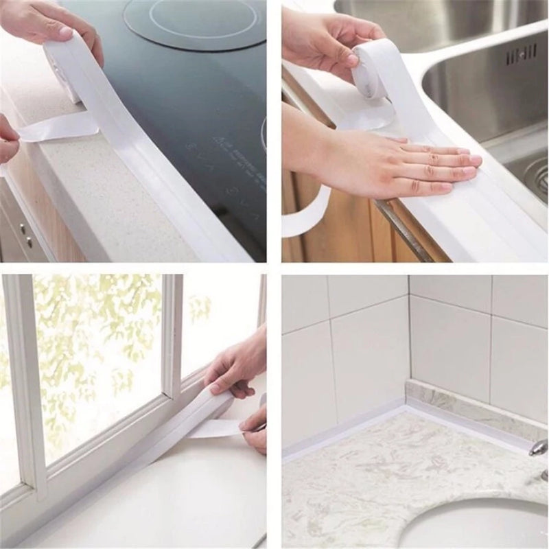 KIT 1/2/3 Fita Selante De Pvc À Prova D 'Água Para Cozinha / Banheiro / Banheira