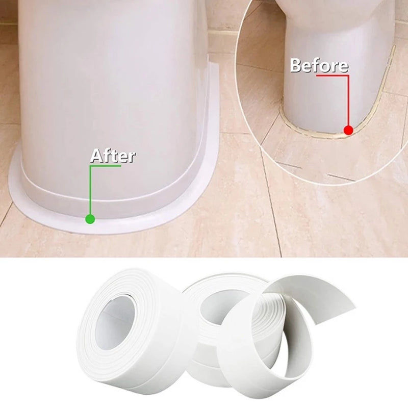 KIT 1/2/3 Fita Selante De Pvc À Prova D 'Água Para Cozinha / Banheiro / Banheira