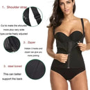 Cinta Modeladora Feminina com Zíper - Cintura Dupla de Compressão Ajustável para Redução Abdominal e Suporte com Alça