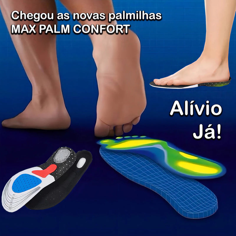 Palmilha Ortopédica Esporão de Calcâneo e Fascite – Reduz Dores nos Pés Azul