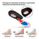 Palmilha Ortopédica Esporão de Calcâneo e Fascite – Reduz Dores nos Pés Azul