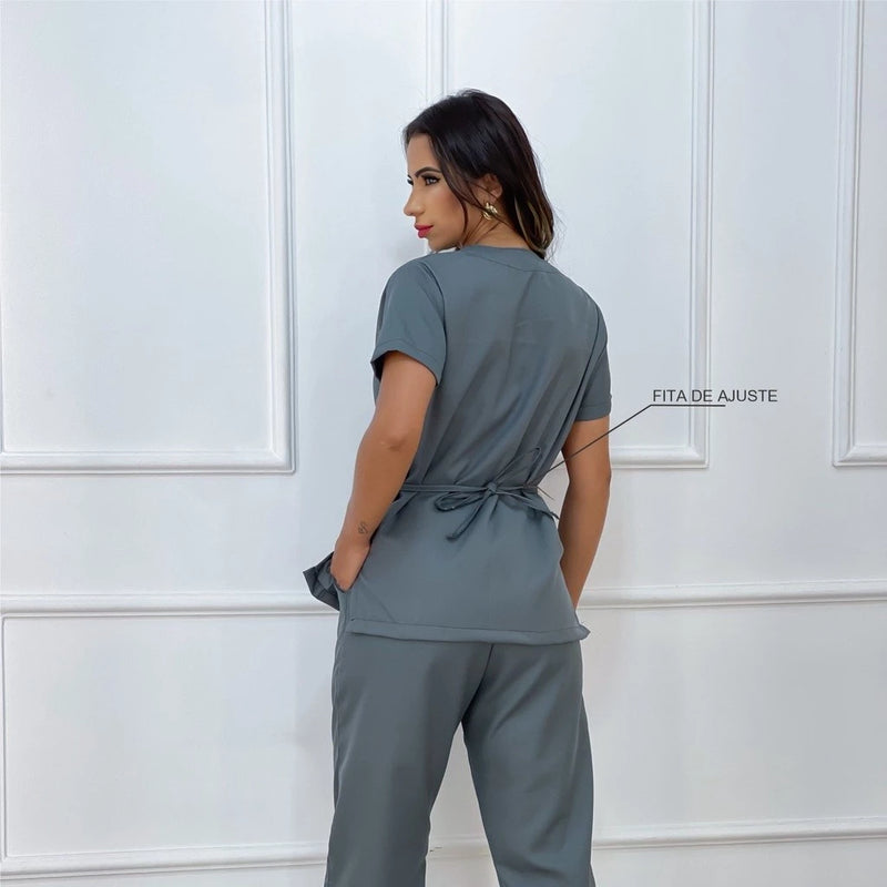 Pijama Cirúrgico Scrub Roupa Privativa Hospitalar - Unissex
