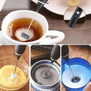 Batedor Misturador Mixer Elétrico para Bebidas Leite Café Clara de Ovos 2 EM 1 Facilida Vida