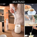 Batedor Misturador Mixer Elétrico para Bebidas Leite Café Clara de Ovos 2 EM 1 Facilida Vida