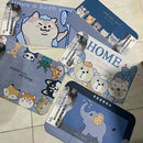 Tapete de Banheiro Super Absorvente Secagem Rápida Chuveiro 38x58CM