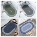 Tapete de Banheiro Super Absorvente Secagem Rápida Chuveiro 38x58CM